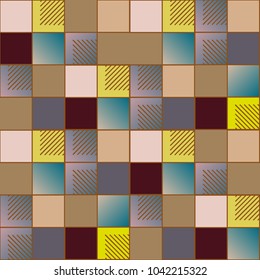 Abstract color seamless pattern for new background.