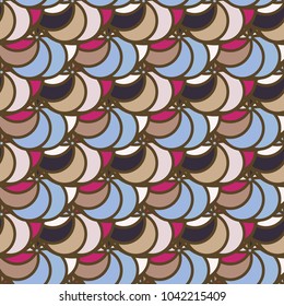 Abstract color seamless pattern for new background.