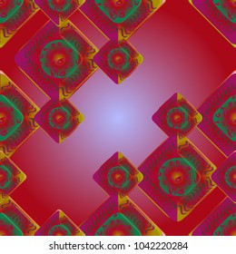 Abstract color seamless pattern for new background.