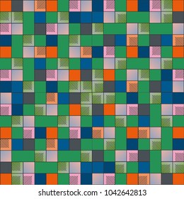 Abstract color seamless pattern for new background.