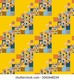 Abstract color seamless pattern for new background.