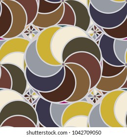 Abstract color seamless pattern for new background.