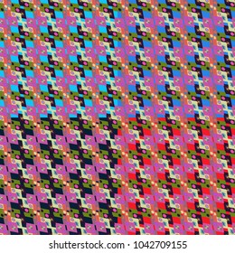 Abstract color seamless pattern for new background.