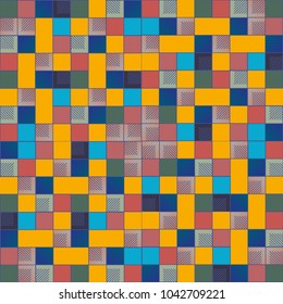 Abstract color seamless pattern for new background.