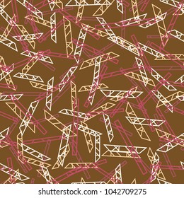 Abstract color seamless pattern for new background.