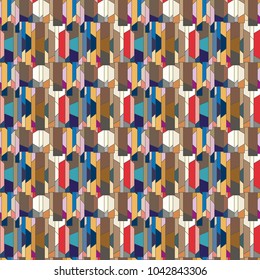 Abstract color seamless pattern for new background.