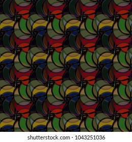 Abstract color seamless pattern for new background.