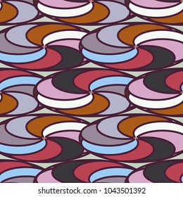Abstract color seamless pattern for new background.