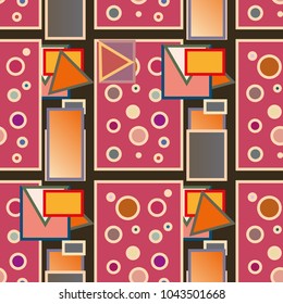 Abstract color seamless pattern for new background.