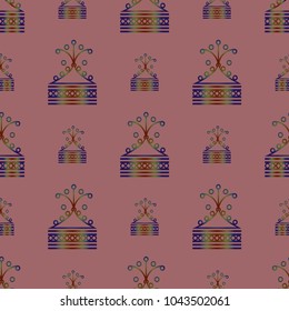 Abstract color seamless pattern for new background.