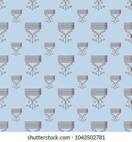 Abstract color seamless pattern for new background.