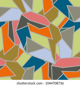 Abstract color seamless pattern for new background.