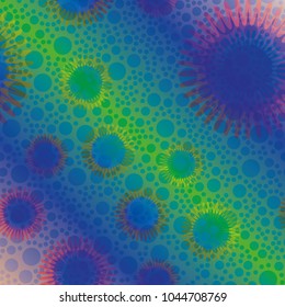 Abstract color seamless pattern for new background.