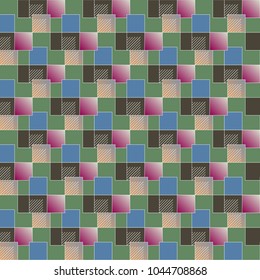 Abstract color seamless pattern for new background.