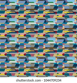 Abstract color seamless pattern for new background.