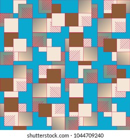 Abstract color seamless pattern for new background.