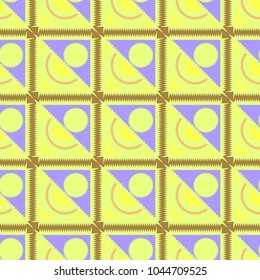 Abstract color seamless pattern for new background.