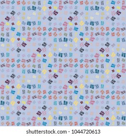 Abstract color seamless pattern for new background.