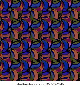 Abstract color seamless pattern for new background.