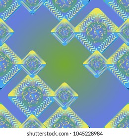 Abstract color seamless pattern for new background.