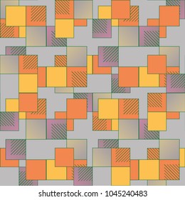 Abstract color seamless pattern for new background.