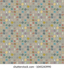 Abstract color seamless pattern for new background.