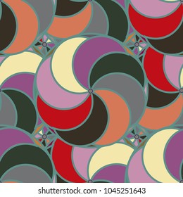 Abstract color seamless pattern for new background.