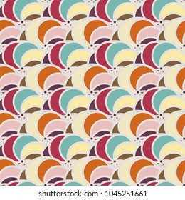 Abstract color seamless pattern for new background.
