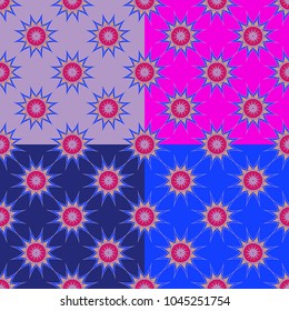 Abstract color seamless pattern for new background.