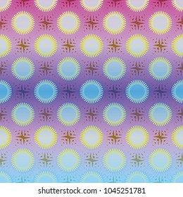 Abstract color seamless pattern for new background.