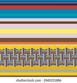 Abstract color seamless pattern for new background.