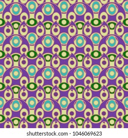 Abstract color seamless pattern for new background.
