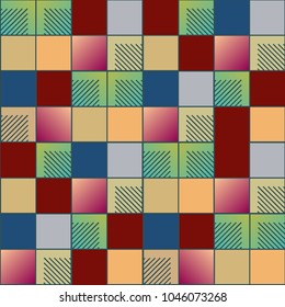 Abstract color seamless pattern for new background.