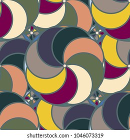 Abstract color seamless pattern for new background.