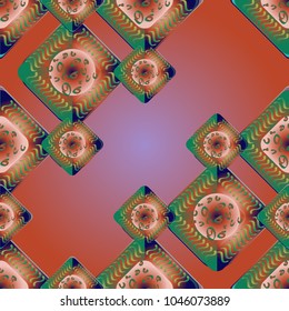 Abstract color seamless pattern for new background.