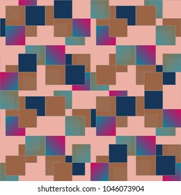 Abstract color seamless pattern for new background.