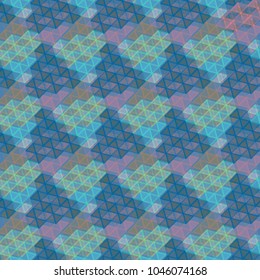 Abstract color seamless pattern for new background.