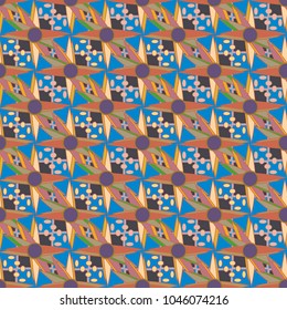 Abstract color seamless pattern for new background.