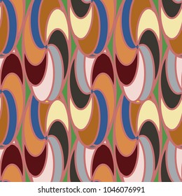 Abstract color seamless pattern for new background.