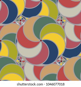Abstract color seamless pattern for new background.