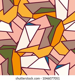 Abstract color seamless pattern for new background.