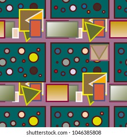 Abstract color seamless pattern for new background.