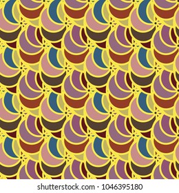 Abstract color seamless pattern for new background.