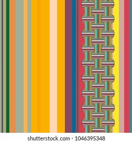 Abstract color seamless pattern for new background.