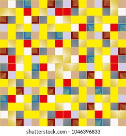 Abstract color seamless pattern for new background.