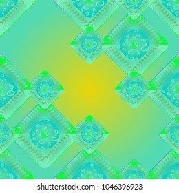 Abstract color seamless pattern for new background.