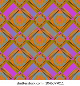 Abstract color seamless pattern for new background.