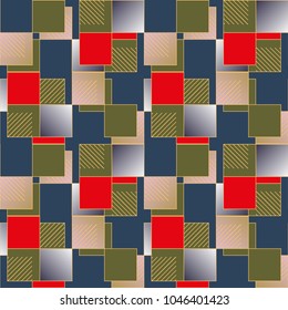 Abstract color seamless pattern for new background.