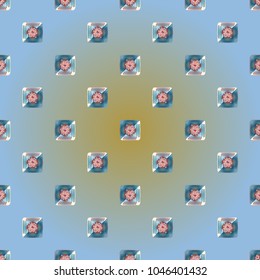 Abstract color seamless pattern for new background.