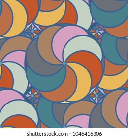 Abstract color seamless pattern for new background.